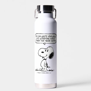 Bouteille D'eau cacahuètes Snoopy Vous ne pouvez pas regarder to