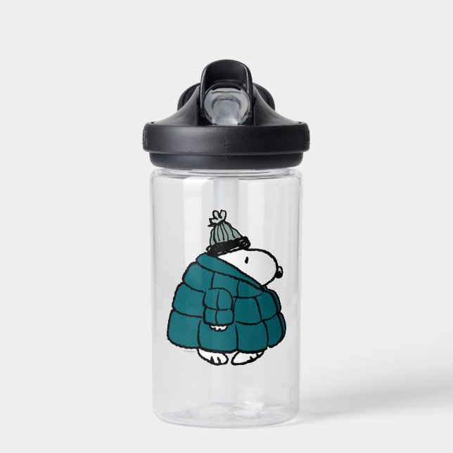 Bouteille D'eau cacahuètes | Snoopy Winter Puffy Veste (Avant)