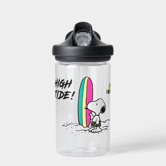 Bouteille D'eau cacahuètes | Snoopy & Woodstock High Tide (Avant)