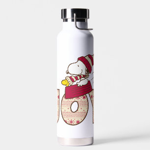 Bouteille D'eau cacahuètes Snoopy & Woodstock Joy Sled Ride