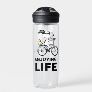 Bouteille D'eau cacahuètes   Vélo Snoopy & Woodstock
