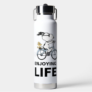 Bouteille D'eau cacahuètes Vélo Snoopy & Woodstock