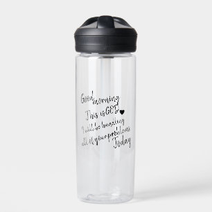 Bouteille D'eau Cadeau basé sur la foi Encouragement chrétien quot