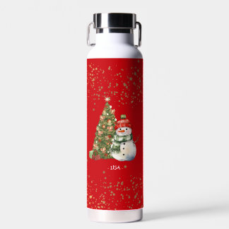 Bouteille D'eau Cadeau de Noël personnalisé pour enfants Cadeau po