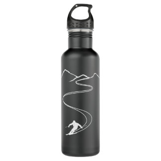 Bouteille D'eau Cadeau De Ski Pour Skier Classique T Chemise