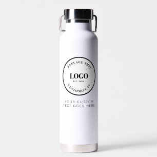 Bouteille D'eau Cadeau d'entreprise avec logo et texte personnalis