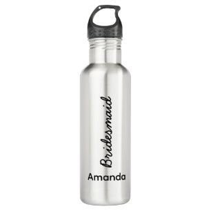 Bouteille D'eau Cadeau Mariage de la mariée Monogrammes Favoriser