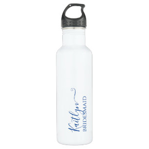 Bouteille D'eau Cadeau moderne et élégant   Bleu Personnalisé