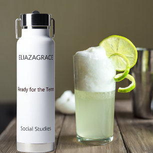 Bouteille D'eau Cadeau personnalisé élégant mignon nouveau trimest