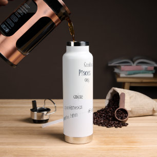 Bouteille D'eau Cadeau personnalisé quotidien sportif inspirant Fu