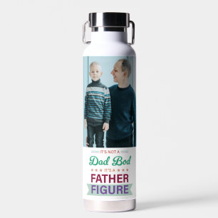 Bouteille D'eau Cadeau photo personnalisé drôle pour papa Citation