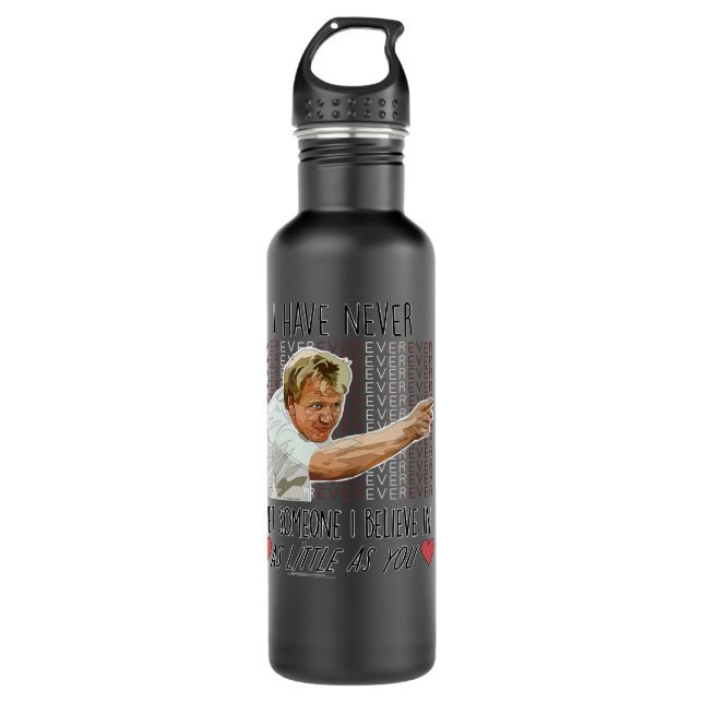 Bouteille D'eau Cadeau pour Hommes Ecosse TV star restaurant propr (Devant)