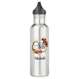Bouteille D'eau Cadeaux de la fête nuptiale, I Do Crew, Tournesols