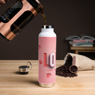 Bouteille D'eau Cadeaux de la Saint-Valentin de SlipperyJoe's ton