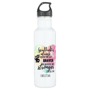 Bouteille D'eau Cadeaux GRANDAUGHTER personnalisés   Citations mig