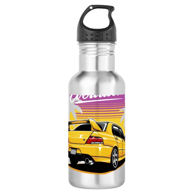 Bouteille D'eau Cadeaux nécessaires Mitsubishi Evolution 8 (Devant)