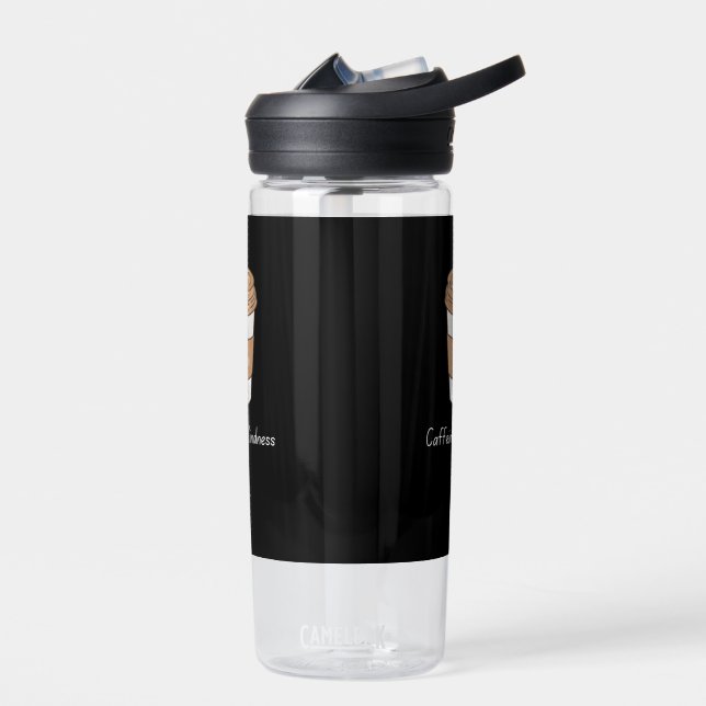 Bouteille D'eau Caféine et gentillesse (Gauche)