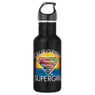 Bouteille D'eau California Supergirl Sunset Graphic