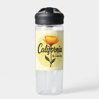Bouteille d'eau = Californie L'État d'or