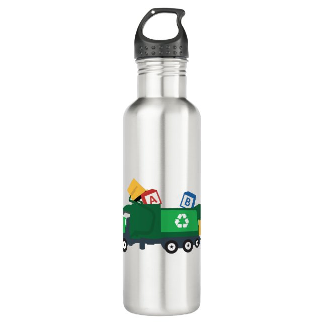 Bouteille D'eau Camion de recyclage ABC (Devant)