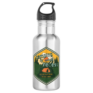 Bouteille D'eau Camping est Recess Adulte, Allons jouer