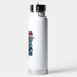 Bouteille D'eau Canada Mode de but squelette attaquant nations dyn
