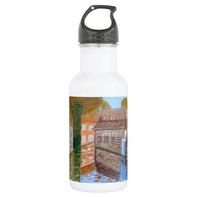 Bouteille D'eau canal de Bruges (Devant)