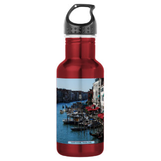 Bouteille D'eau Canal Grande, Venise, Italie