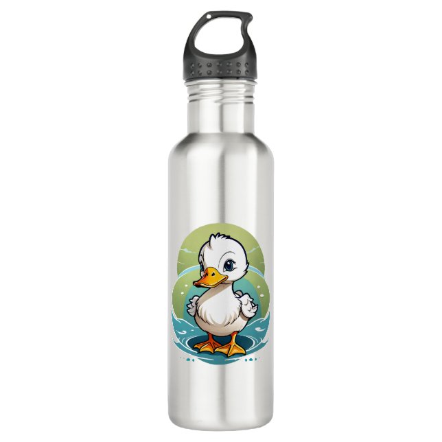 Bouteille D'eau canard blanc (Devant)