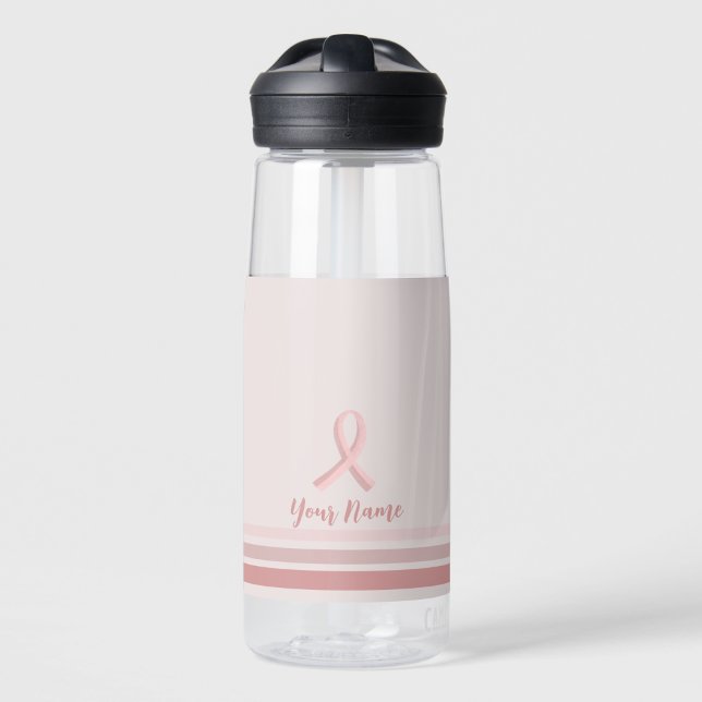 Bouteille D'eau Cancer du sein, Bitume à eau rose en ruban (Breast Cancer, Pink Ribbon, Water Bottle, Tumbler, Cancer Walks, Breast Cancer Gifts, CambelBak)