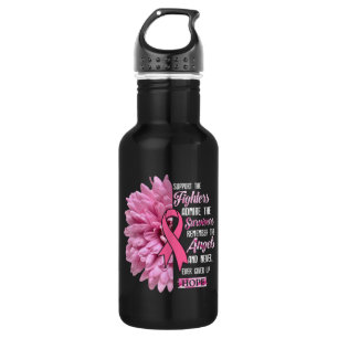 Bouteille D'eau Cancer Du Sein Soutien Les Combattants Cadeau Pour