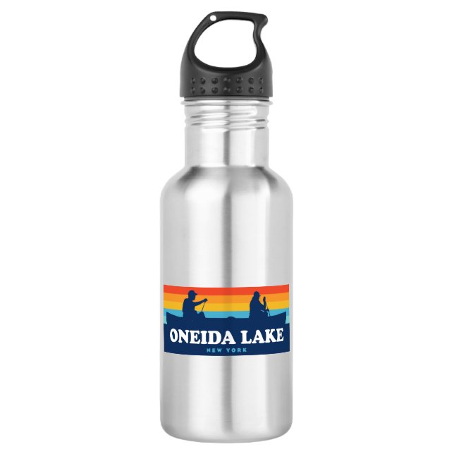 Bouteille D'eau Canot Oneida Lake New York (Devant)