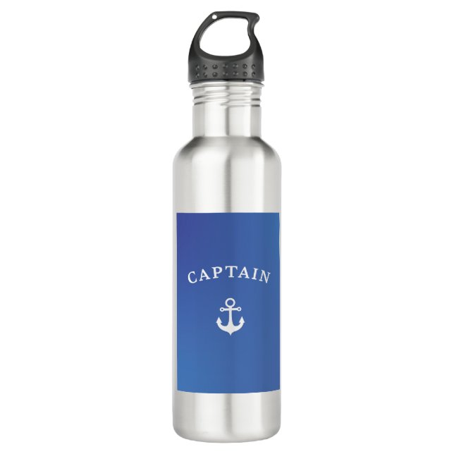 Bouteille D'eau Capitaine (Devant)