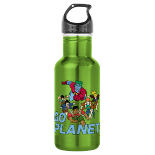 Bouteille D'eau Capitaine Planète et les Planètes - Allez Planète