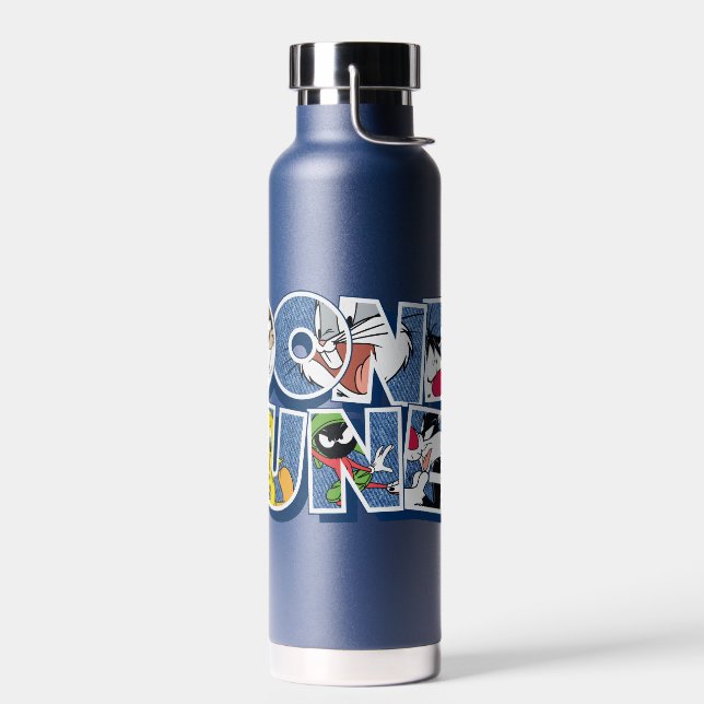 Bouteille D'eau Caractères LOONEY TUNES™ en lettres (Gauche)