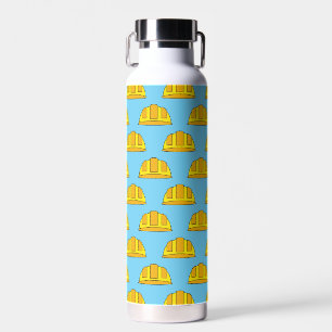 Bouteille D'eau Caricature de Casquette dur jaune