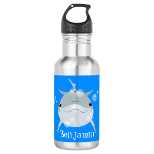 Bouteille D'eau Caricature joli dauphin kawaii kawaii