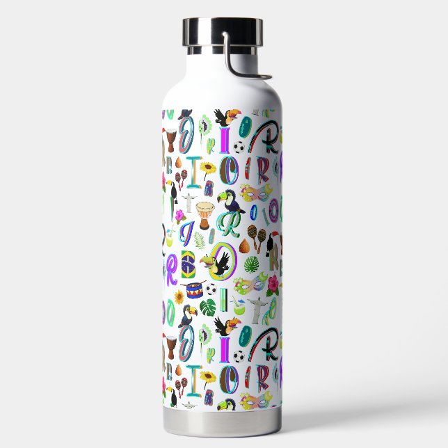 Bouteille D'eau Carnaval (Droite)