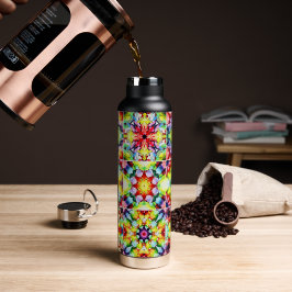 Bouteille D'eau Carrelage méditerranéen, Carreaux d'encre d'alcool