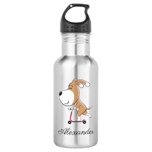 Bouteille D'eau Cartographie Drôle Chien Chien Chien Chien Puppy K