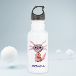 Bouteille D'eau Carton personnalisé mignon Axolotl