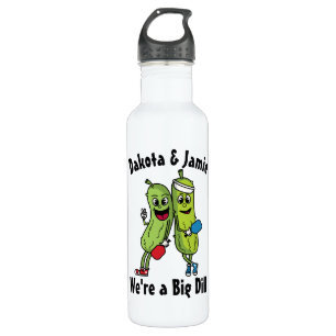 Bouteille D'eau Cartoon Pickleball Team Big Dill Stain