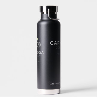 Bouteille D'eau Cary Yoga Collective - Sleek Black Travel Mug Insu