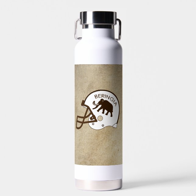 Bouteille D'eau Casque Mammoth de l'Université de Beringia (Avant)