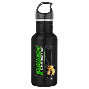 Bouteille D'eau Cat Noir Soyez votre propre héros