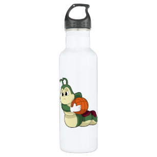 Bouteille D'eau Caterpillar comme joueur de basket-ball avec baske
