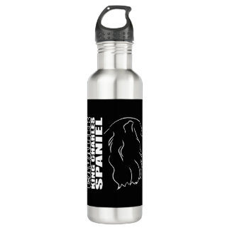 Bouteille D'eau Cavalier King Charles Spaniel Profil chien maman