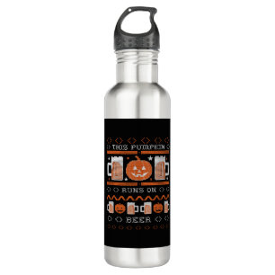 Bouteille D'eau Ce Citrouille Fait Son Arrivée Sur La Bière Drôle 