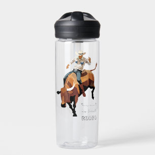 Bouteille D'eau Ce n'est pas mon premier RODEO : Bull rider