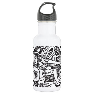 Bouteille D'eau Cercle maya, hiéroglyphe mexicain(Maya)